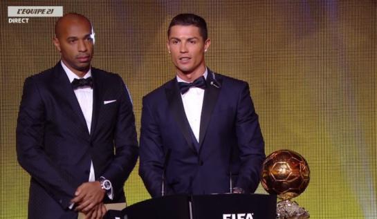 Cristiano Ronaldo FIFA ballon d'or 2014