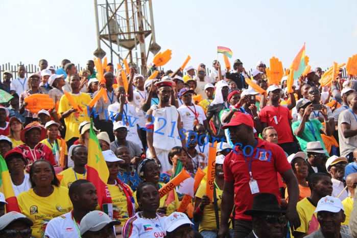 Mongomo : les images d'avant match Sénégal-Ghana