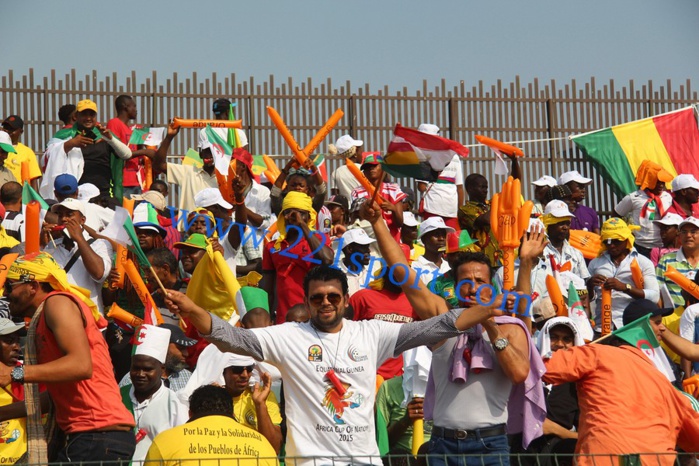 Mongomo : les images d'avant match Sénégal-Ghana