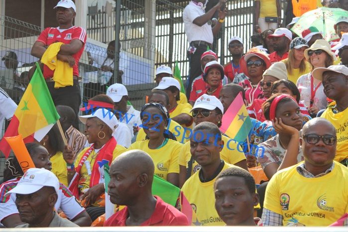 Mongomo : les images d'avant match Sénégal-Ghana