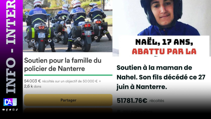 Affaire du jeune tué à Nanterre: La cagnotte en soutien au policier incriminé dépasse celle pour la maman de Naël