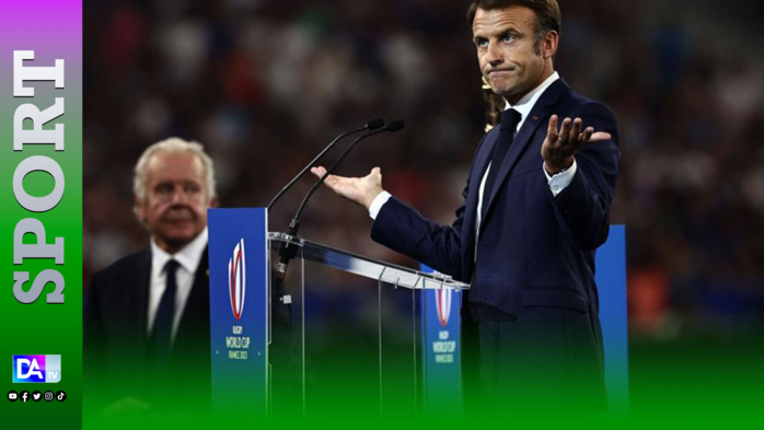 Cérémonie d'ouverture de la coupe du monde de Rugby: Emmanuel Macron copieusement sifflé par le public au Stade de France