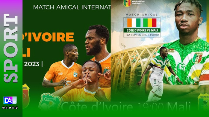 Foot: le match Côte d'Ivoire-Mali interrompu par la pluie, à quatre mois de la CAN-2023