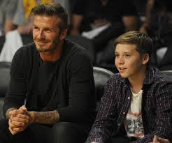 David Beckham a accompagné son fils à son premier dîner de Saint-Valentin