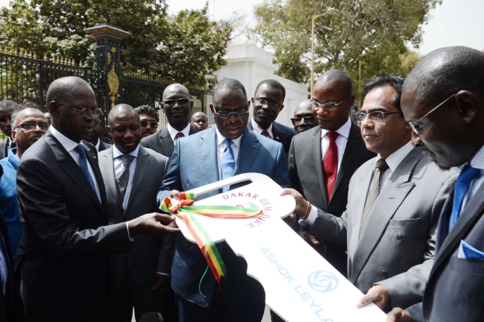 Réception du 1er lot des nouveaux bus de Dakar Dem Dikk (IMAGES)