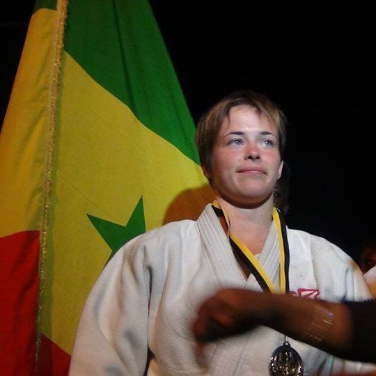 La judoka Léa Buet, naturalisée sénégalaise