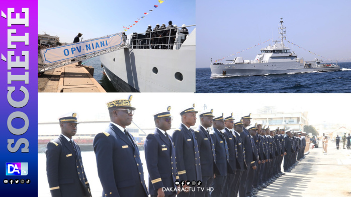 Surveillance des côtes: la Marine sénégalaise se dote d’un 2e Patrouilleur de haute mer lance-missiles OPV 58S baptisé le NIANI !