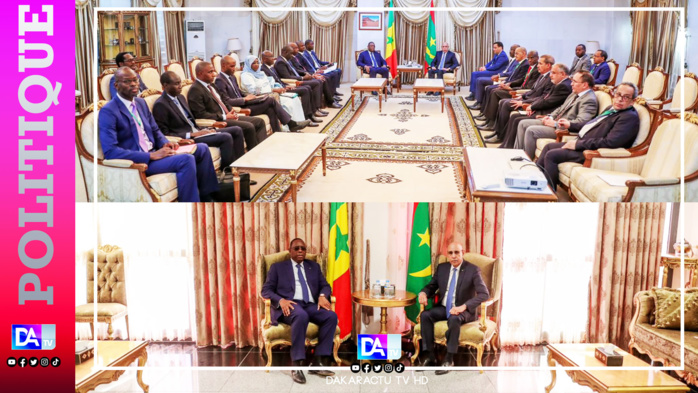 Sénégal-Mauritanie :  Macky Sall et Ghazouani sur la même longueur d'onde sur les points d’ordre bilatéral et multilatéral