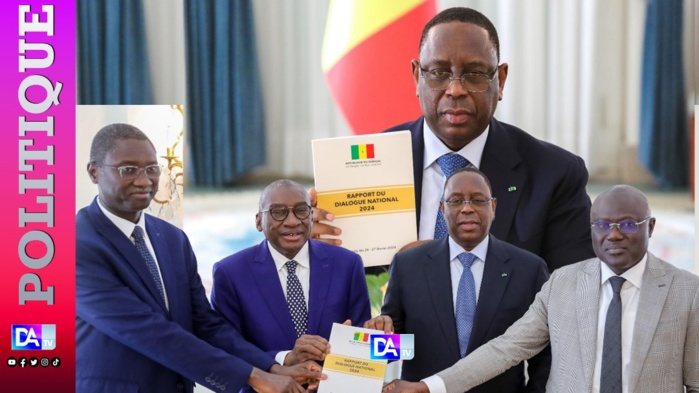 Présidentielle au Sénégal : Macky Sall a reçu ce lundi le rapport sur les conclusions du dialogue national