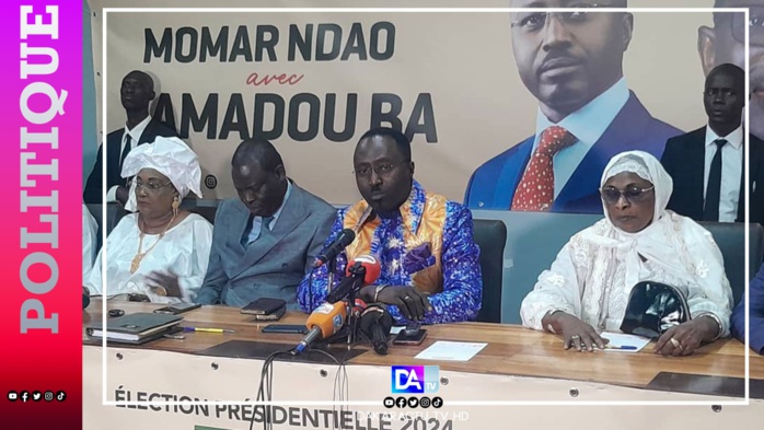 Élection présidentielle2024 : Le président de l’ASCOSEN, Momar Ndao se range derrière Amadou Ba