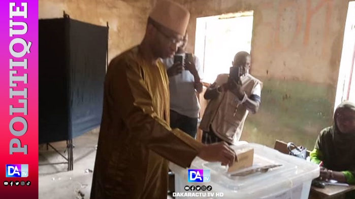 KOLDA : Après son vote, Moussa Baldé salue le rush dans les centres et appelle au calme...