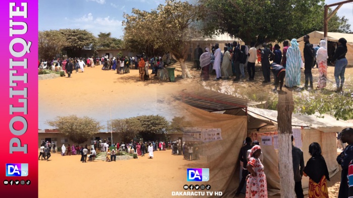 Présidentielle 2024 : École Ouakam Camp, le plus grand centre de vote de la commune avec des abris provisoires...