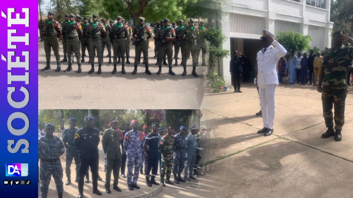 [ Images] 04 avril 2024: levée des couleurs à Ziguinchor