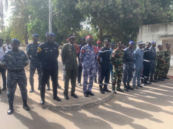 [ Images] 04 avril 2024: levée des couleurs à Ziguinchor