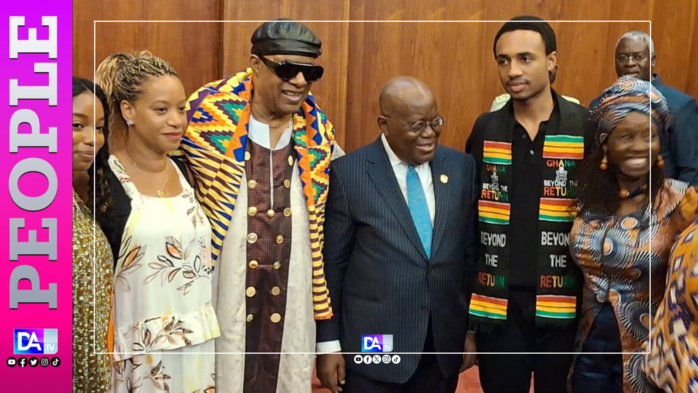 [PEOPLE] L'icône afro-américaine, Stevie Wonder, est officiellement un citoyen Ghanéen