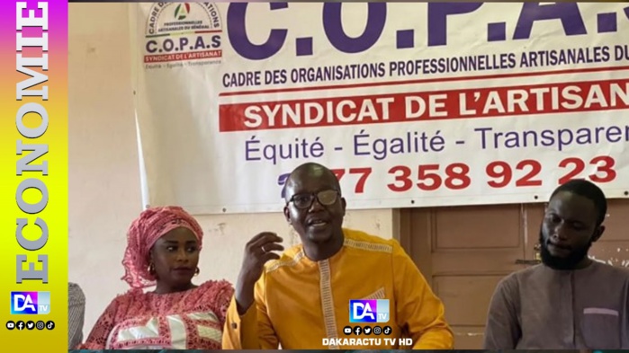 Développement de l’Artisanat:  le COPAS alerte sur les réformes annoncées par le PR Bassirou Diomaye Faye
