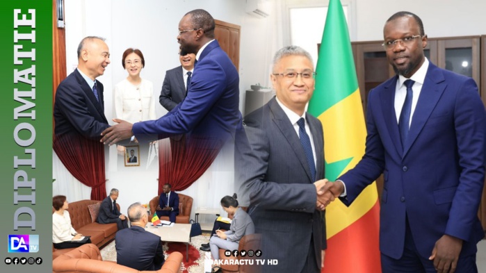 Coopération Sénégal-Chine : L'Ambassadeur Xiao Han a rencontré le Premier ministre Ousmane Sonko