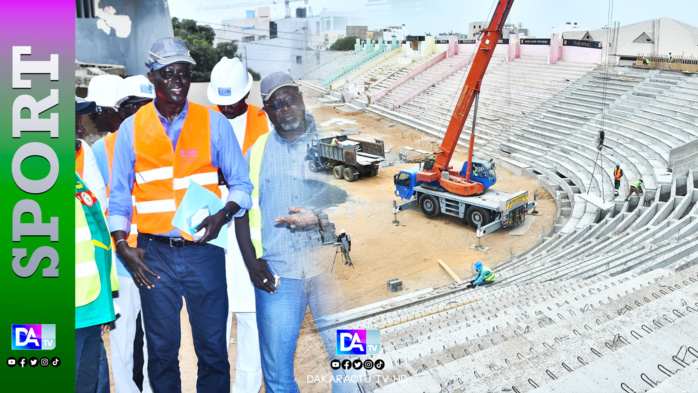 Réhabilitation du stade Demba Diop : Le président de la FSF a visité le chantier…