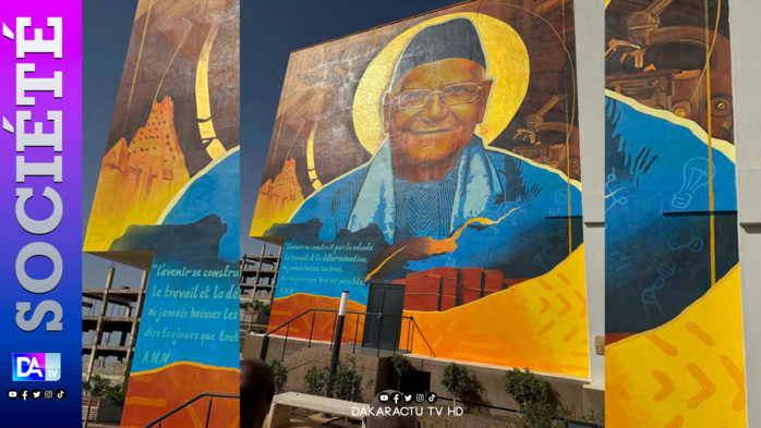 Cérémonie d’hommage : le monde universitaire et l’UNESCO célèbrent Amadou Mahtar Mbow à travers une fresque murale et une exposition de vernissage