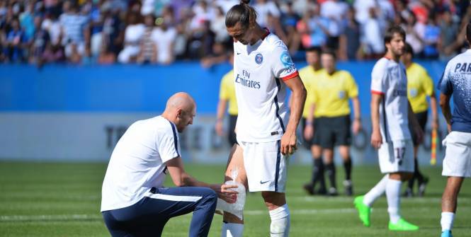 Touché au genou, Zlatan Ibrahimovic se contente de courir