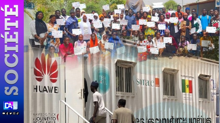  Le Huawei DigiTruck forme 100 jeunes de Daaratech à Diourbel