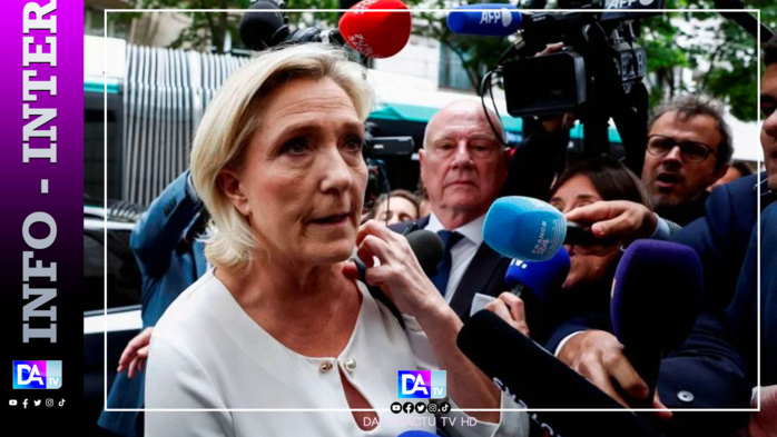 France: "notre victoire n'est que différée" (Marine Le Pen, cheffe de l'extrême droite)