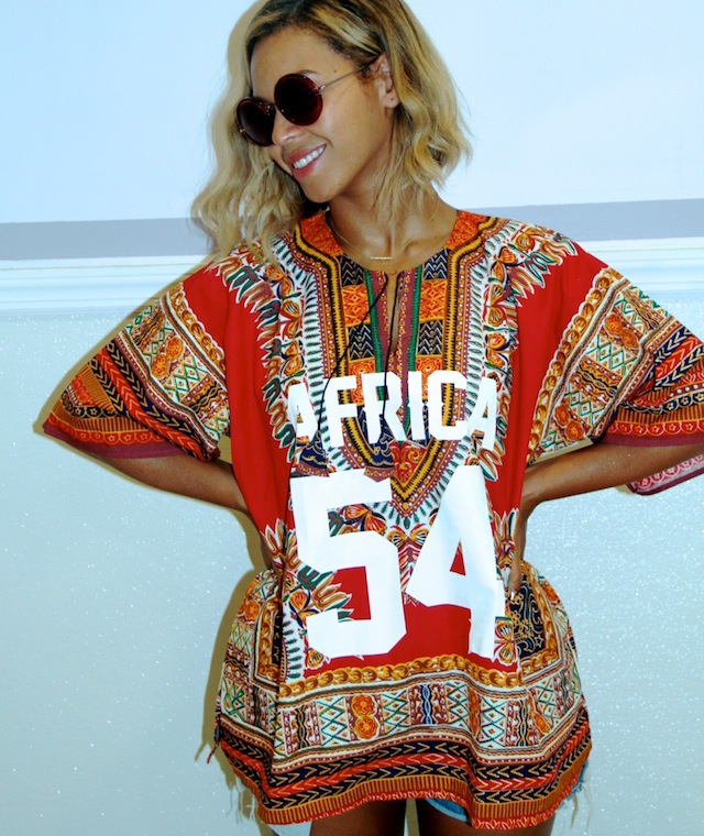 BEYONCE : en imprimé wax-tendance