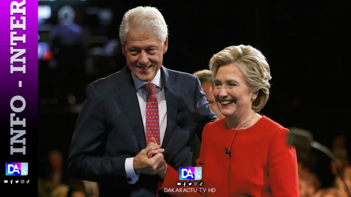 USA: Le couple Clinton salue la décision de Joe Biden et soutient Kamala Harris