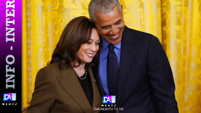 Présidentielle aux USA : Michelle et Barack Obama soutiennent Kamala Harris