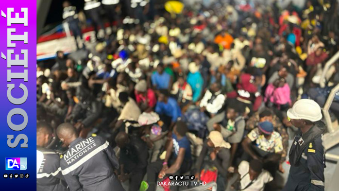 Immigration Irrégulière: Le Niani intercepte une pirogue de 209 migrants au large de Saint-Louis