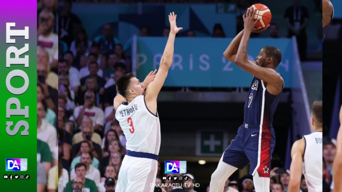 JO 2024 / Basket : Victoire écrasante des États-Unis face à la Serbie 110-84