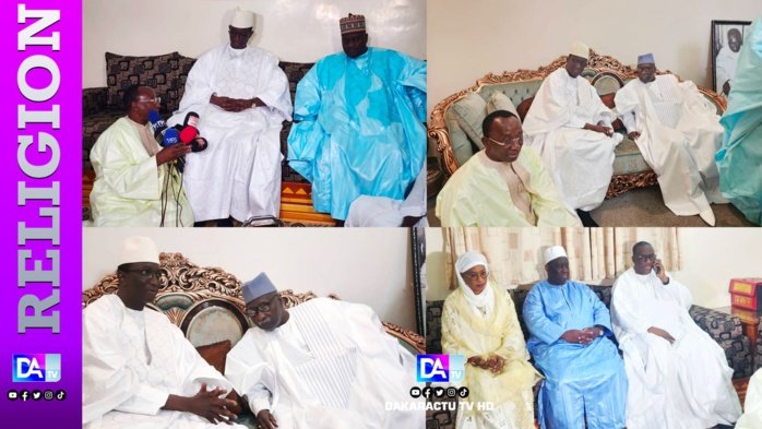 Tivaouane : Amadou Bâ chez le khalife général, Serigne Babacar Sy Mansour