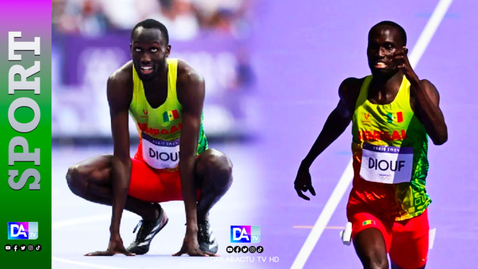 JO 2024 : Cheikh Tidiane Diouf échoue en demi-finale du 400m mais bat le record national du Sénégal !