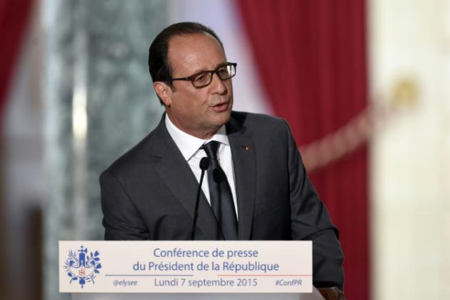 HOLLANDE : La France prête à accueillir 24.000 réfugiés