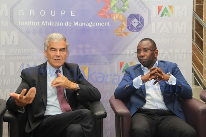 Visite de Mr Jean Philipe Ammeux au Groupe IAM : « Nous voulons faire des jeunes africains des managers responsables… »