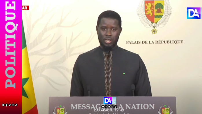 Sénégal – 12 septembre 2024 : Voici l'intégralité du discours à la nation du Président Diomaye Faye