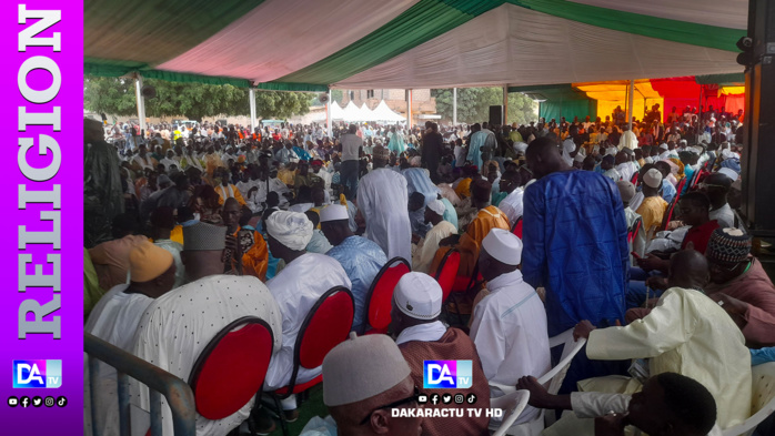 Cérémonie officielle du Gamou de Thiénaba : le ministre, Alioune Dione, conduit la délégation gouvernementale.