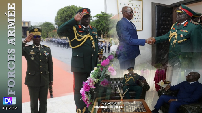 Coopération Militaire Sénégal-Gambie : Le Chef d'État Major de l'Armée Gambienne, Mamath CHAM, reçu par le Ministre des Forces Armées, le Général Birame Diop