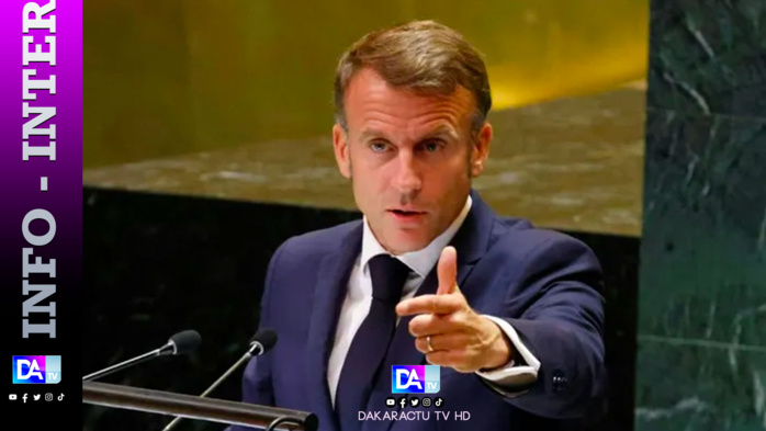 Macron se prononce pour l'arrêt des livraisons d'armes à Israël utilisées à Gaza