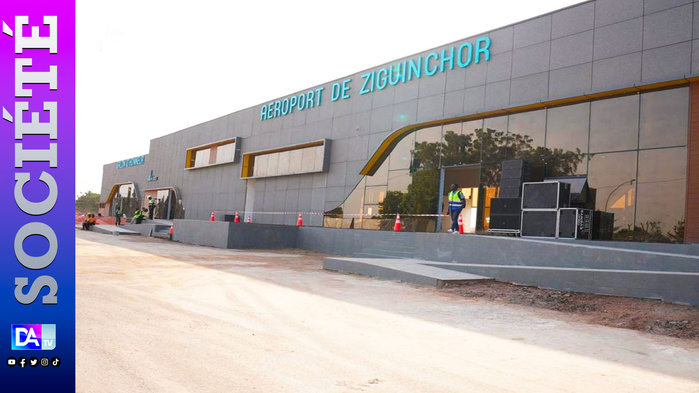 Aéroport de Ziguinchor :  Les travaux réalisés à 95% ( Cheikh Bamba Dièye)