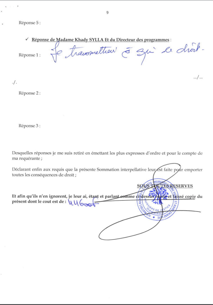 Affaire Scandale de l'Aser : AEE Power Sénégal et son DG, Saidou Kane envoient une sommation interpellative à Jean Michel Sene.