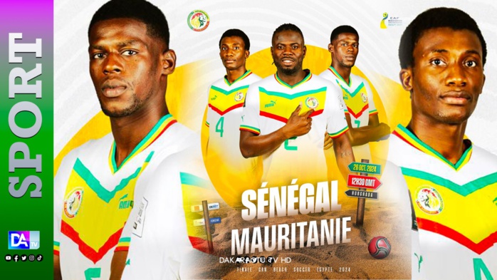 Sénégal vs Mauritanie : Les Lions de la Plage en quête d’un huitième titre !