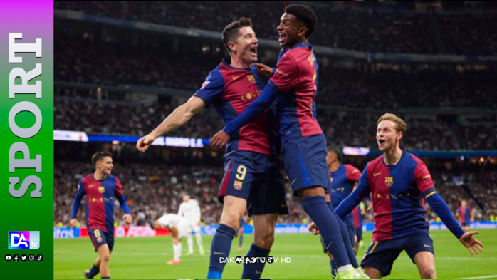 Espagne: le Barça étrille le Real, Lewandowski éclipse Mbappé et Vinicius