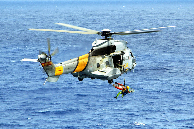 Crash d’un hélicoptère espagnol au large des Canaries