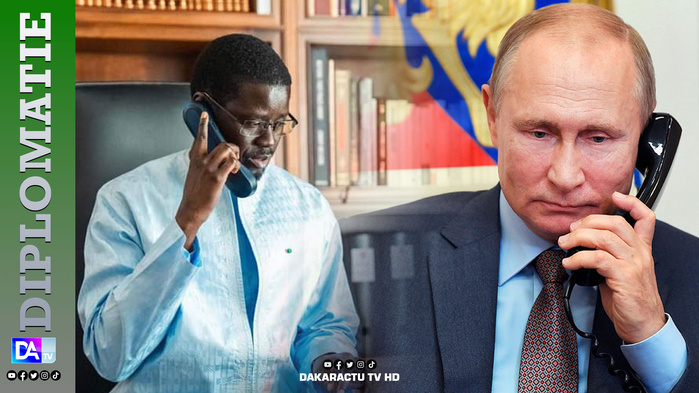 Coopération sénégalo-russe : Bassirou Diomaye Faye s’est entretenu au téléphone avec Vladimir Poutine