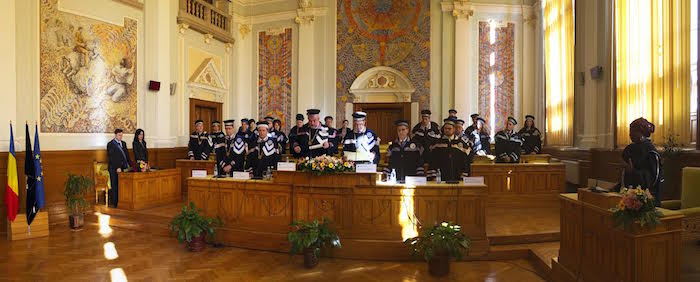 ROUMANIE : Penda M'bow Docteur honoris Causa de l'Université Babes-Bolyai de Cluj-Napoca