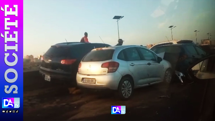 Autoroute à péage (Rufisque-Dakar) : Un carambolage fait ralentir la circulation... un bouchon de 5 km constaté ce lundi