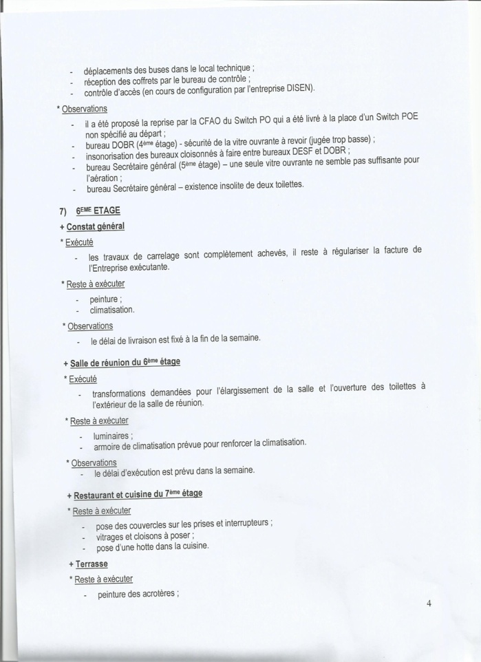 Érection du Siège de la Caisse des Dépôts et Consignations par DPM Constructions : Toute la vérité sur la brouille de 145 millions F Cfa entre le Dg Thierno Niane et le Dg Moustapha Ahmet Amar (Documents)