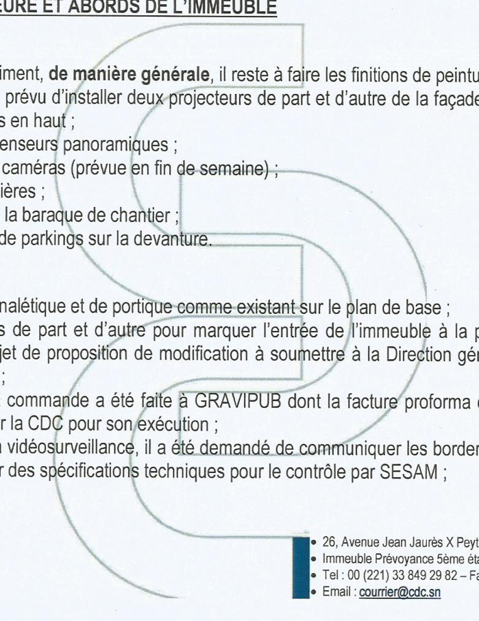 Érection du Siège de la Caisse des Dépôts et Consignations par DPM Constructions : Toute la vérité sur la brouille de 145 millions F Cfa entre le Dg Thierno Niane et le Dg Moustapha Ahmet Amar (Documents)