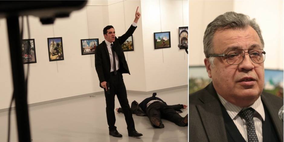 L'ambassadeur russe à Ankara tué dans une attaque armée, le tireur neutralisé (PHOTOS)